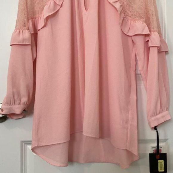 Takara Pink Lace‎ Long-Sleeve Shirt - Picture 3 of 5